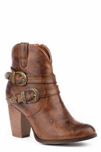 Roper Maybelle Brown Shorty Boot