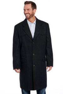 Cripple Creek Wool Melton Overcoat with Conceal Carry Pocket
