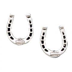 Montana Silversmith Small Silver Horseshoe Earrings