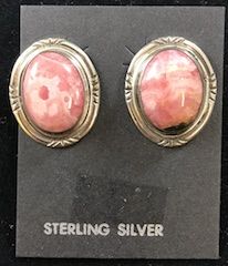 Rhodochrosite Stone Earrings