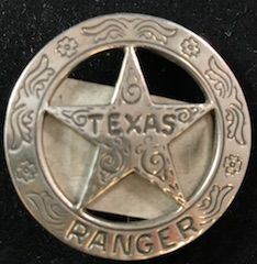 Silver Texas Ranger Badge