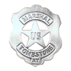 U.S. Marshal Tombstone Badge