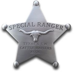 Special Ranger Texas & SW Cattle Raisers Association Badge