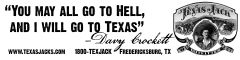 Texas Jack "You May All Go To Hell" Bumper Sticker