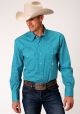 Roper Men's Turquoise Foulard Shirt