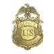 Deputy United States Marshal Eagle Badge - Brass