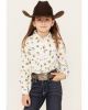 Wrangler Girl's Pearl Snap Western Shirt