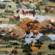 Rockmount Painted Horses & Riders Western Cotton Bandana