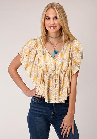 Roper Women'S Southwest Print Shirt-xs