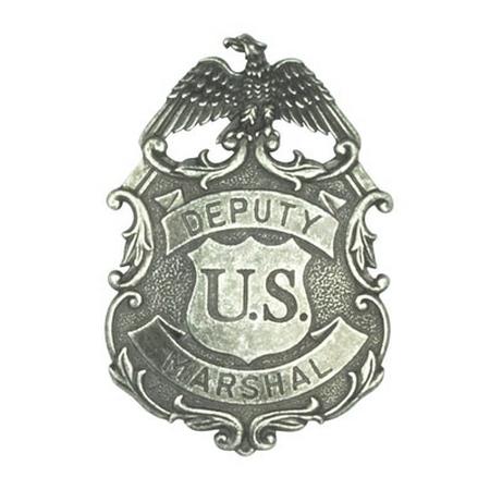 Deputy United States Marshal Eagle Badge - Nickel