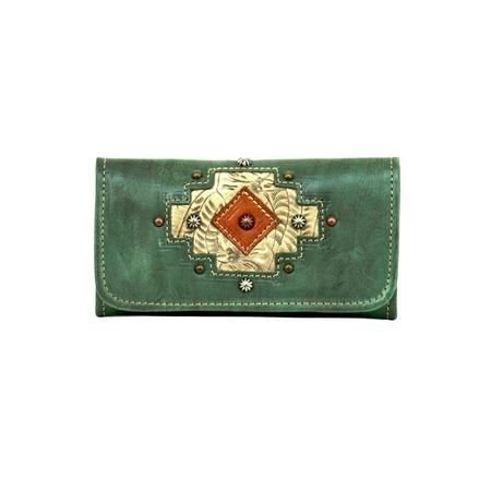 American West Turquoise Wallet