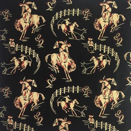 Rockmount Vintage Bronc Western Cotton Bandana-black