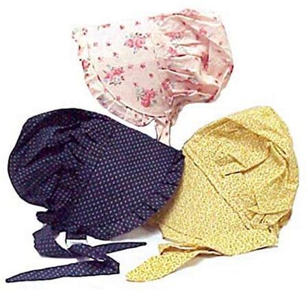 Americana Med Childs Print Bonnet