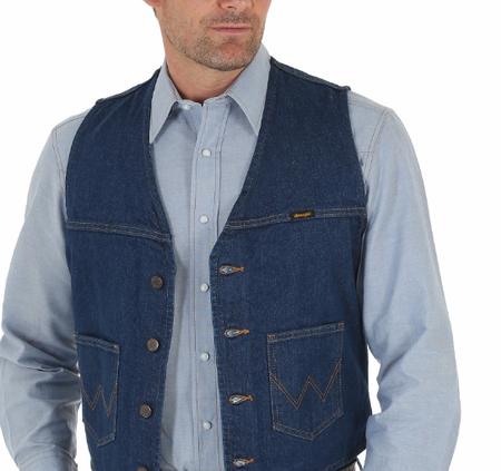 Wrangler Unlined Denim Vest