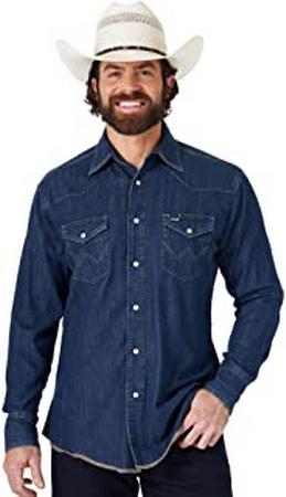 Wrangler Men'S Western Work Shirt-xxl