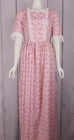 Frontier Classics Mattie Floral Dress-rose-xxxl