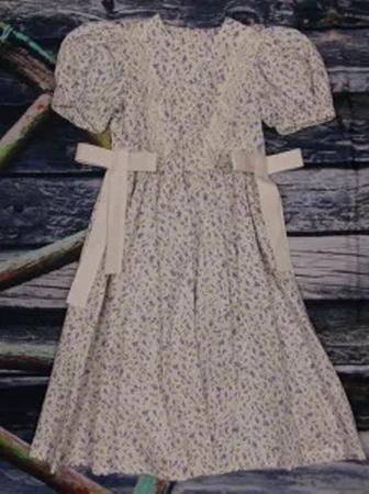 Frontier Classics Lilly Girl'S Cotton Dress-pink Floral-8