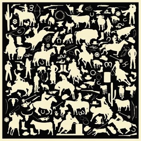 Wyoming Traders Cowboy Silhouette Silk Scarf