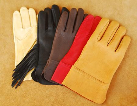 Geier Fringe Deerskin Glove