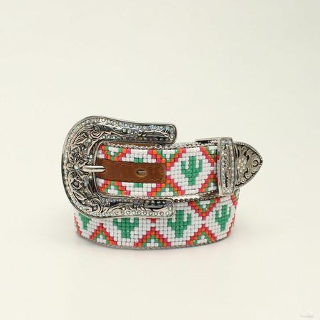 Angel Ranch Girl'S Cactus Beaded Belt