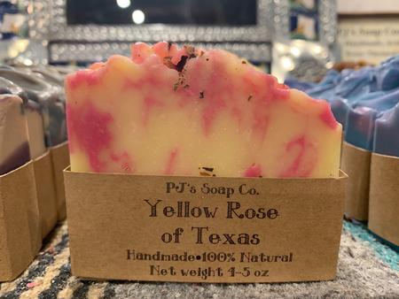 Pj'S Soap Company Yellow Rose Of Texas Soap