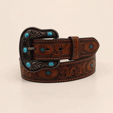 Nocona® Ladies' Turquoise Inlay Belt