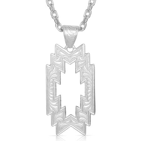Montana Silversmiths Storm Cloud Geometric Necklace