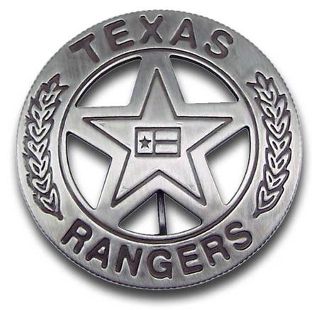 Texas Rangers Co. B Badge