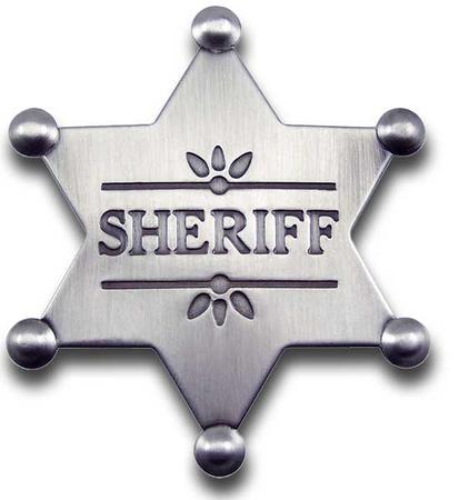 Sheriff Star Badge