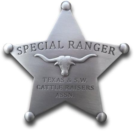 Special Ranger Texas & Sw Cattle Raisers Association Badge