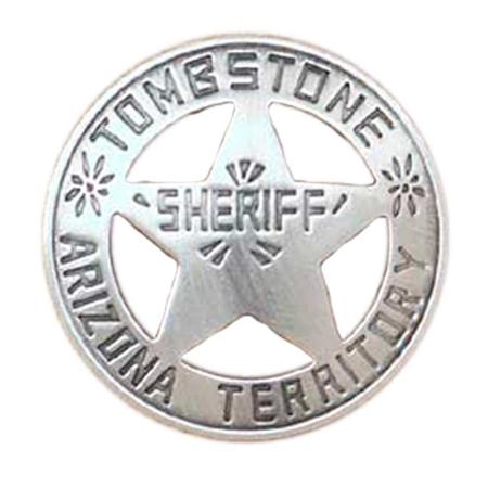 Sheriff Tombstone A.t. Badge