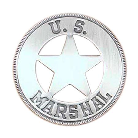 U.s. Marshal (cut Out Star) Badge