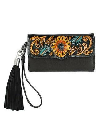 Nocona Western Wallet Womens Norma Wristlet Sunflower