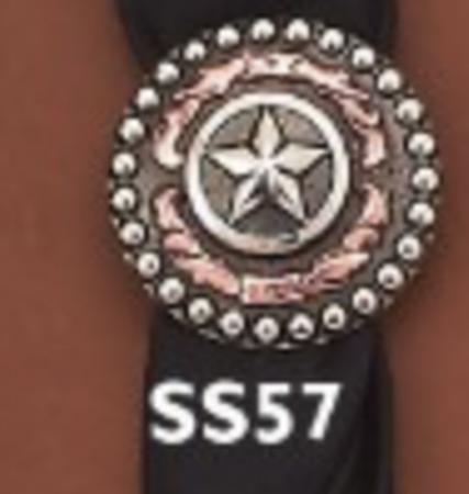 Round Scarf Slide With Star