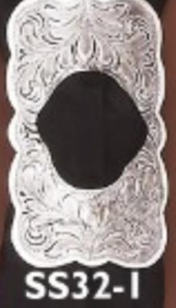 Large Square Engraved Scarf Slide