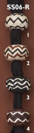Rawhide Knot Two Tone Scarf Slide (multiple Styles)