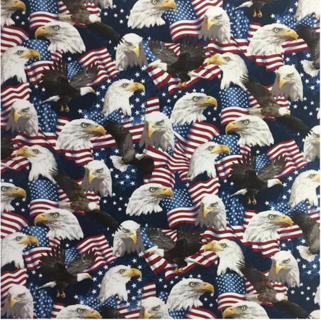 Rockmount Flags And Eagles Cotton Bandana