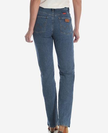 Wrangler Women'S Cowboy Cut Slim Fit Stretch Jean In Stonewash