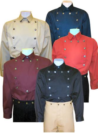 Frontier Classics Longview Bib Shirt-rust-xl