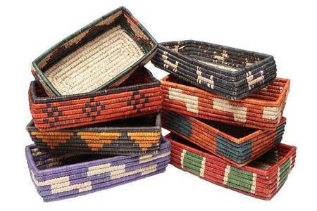 El Paso Saddleblanket Small Tray Baskets