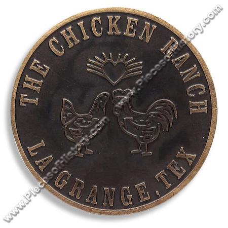 The Chicken Ranch Brothel Token