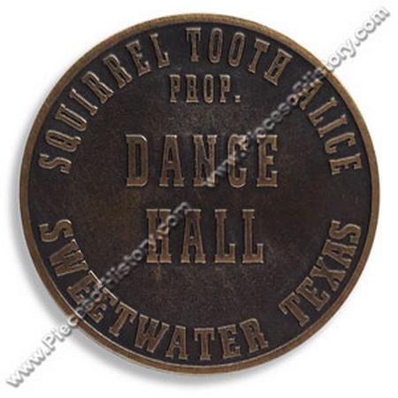 Squirrel Tooth Alice Sweetwater Texas Brothel Token