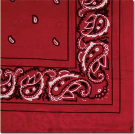 Wyoming Traders Bandanas Silk Scarf-red